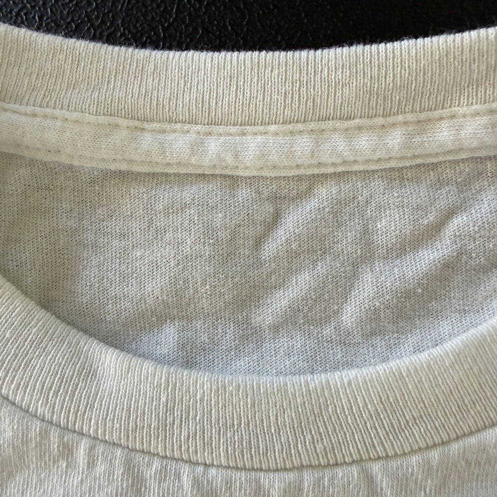 Topo Gigio Graphic T-Shirt Kids M White Vtg Style Chicago Mouse Tee Embroidered - Picture 5 of 7